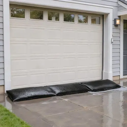 VEVOR Sandsäcke (sandfrei) 6-tlg. (83 x 43 cm) Hochwasserbarriere Hochwasserschutz, Überschwemmungsschutzsäcke für Haus Tür Keller Garage Hochwassersäcke Hochwassersperre – Bild 7