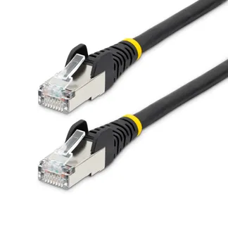 StarTech.com 50cm CAT6a Kabel – LSZH-Raucharm, Halogenfrei – 10 Gigabit RJ45 LAN Kabel – SFTP Patchkabel – Schwarz – CAT6a Verlegekabel – Abgeschirmtes Netzwerkkabel/Ethernet Kabel StarTech.com 50cm CAT6a Kabel – LSZH-Raucharm, Halogenfrei – 10 Gigabit RJ45 LAN Kabel – SFTP Patchkabel – Schwarz – CAT6a Verlegekabel – Abgeschirmtes Netzwerkkabel/Ethernet Kabel