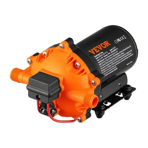 VEVOR Wassermembranpumpe, 12 V DC, 5,5 GPM Durchfluss, 70 PSI Nenndruck (40–100 PSI einstellbar), 1/2 Zoll MNPT selbstansaugende Sprühpumpe mit Druckschalter für Wohnmobil, Camper, Marine, Boot, Rasen, FCC-zertifiziert – Bild 9