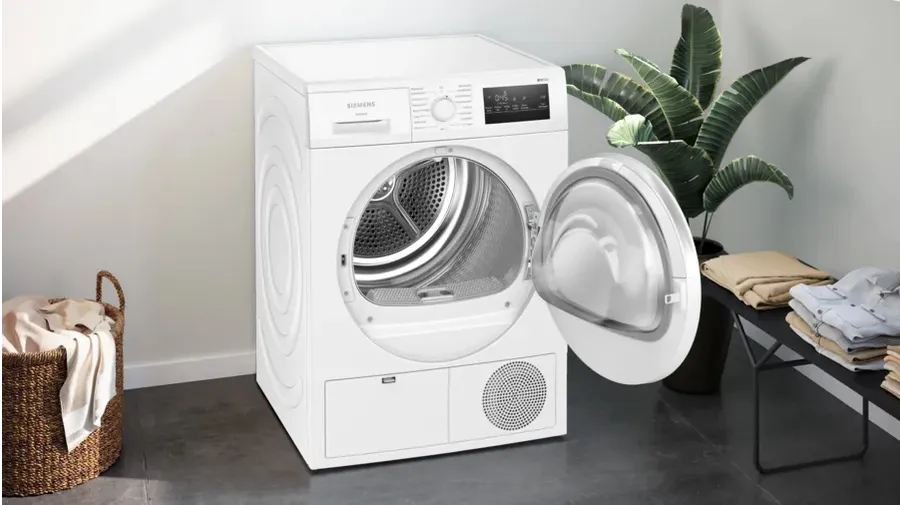 Siemens iQ300 WT43H004 Wäschetrockner Freistehend Frontlader 8 kg Weiß – Bild 3