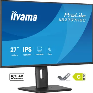 iiyama ProLite XB2797HSU-B1 Computerbildschirm 68,6 cm (27″) 1920 x 1080 Pixel Full HD LED Schwarz iiyama ProLite XB2797HSU-B1 Computerbildschirm 68,6 cm (27″) 1920 x 1080 Pixel Full HD LED Schwarz