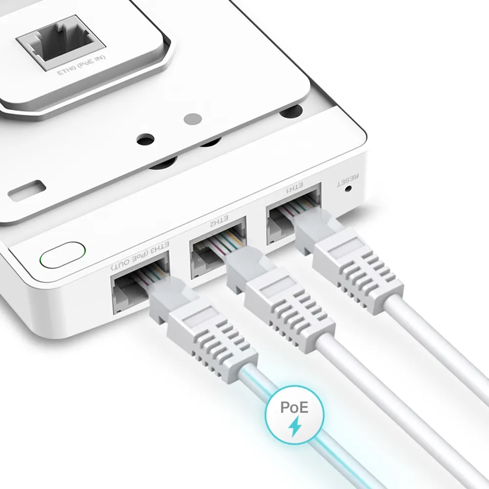 TP-Link Omada EAP235-Wall 1167 Mbit/s Weiß Power over Ethernet (PoE) – Bild 3