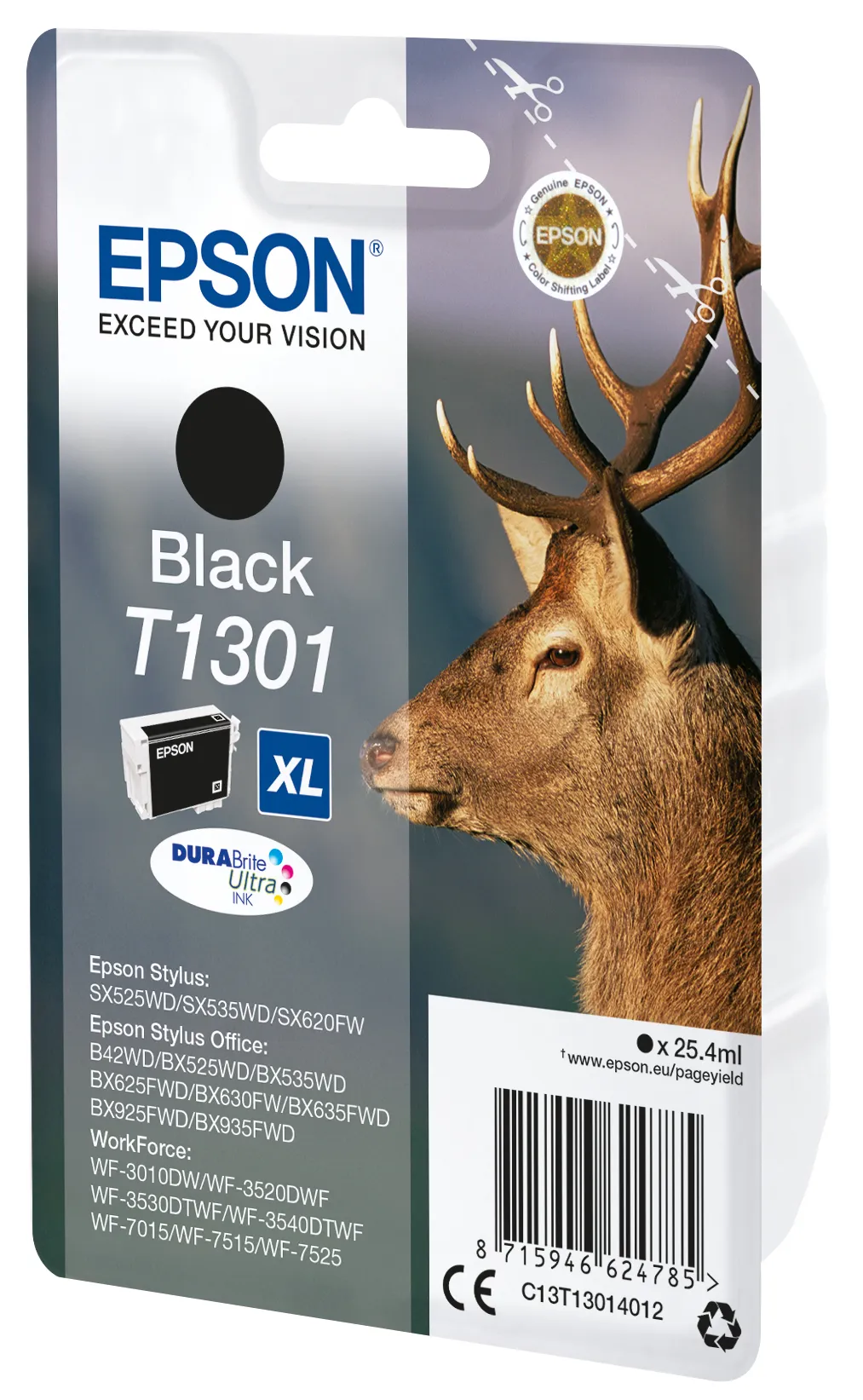 Epson Stag Singlepack Black T1301 DURABrite Ultra Ink – Bild 2