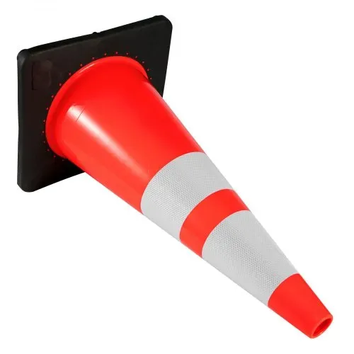 VEVOR 6er-Pack 36-Zoll-Verkehrskegel, Sicherheits-Straßenparkkegel mit schwarzer beschwerter Basis, Orangefarbene PVC-Verkehrssicherheitskegel, Gefahrenkegel – Bild 8