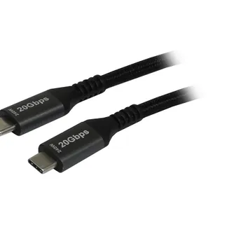 Kabel USB, C(St) => C(St), 3.0m, USB3.2, schwarz(Textil), 20G/5A, 240W, Gen 2×2, E-Marker Chip, Synergy 21 Kabel USB, C(St) => C(St), 3.0m, USB3.2, schwarz(Textil), 20G/5A, 240W, Gen 2×2, E-Marker Chip, Synergy 21