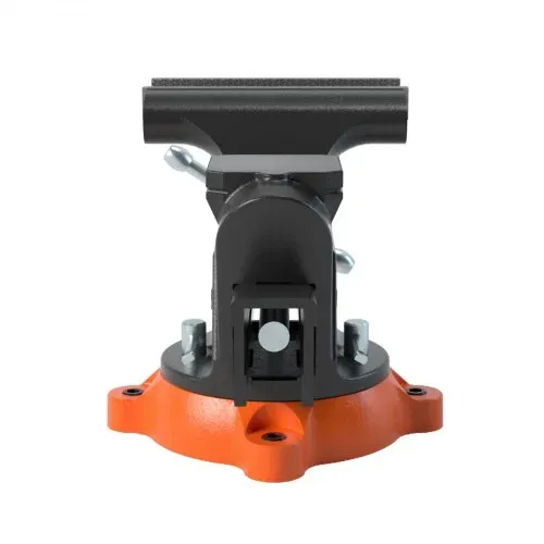 VEVOR 15,2cm Schraubstock 360° Drehbar Sphäroguss Werkbankschraubstock 7,3x8cm Amboss Schraubstock 15cm Backenöffnung Parallelschraubstock U-förmige Führungsstange zum Schärfen Schleifen Schneiden – Bild 10