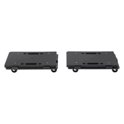 VEVOR Möbelwagen, Möbelwagen, 4 Räder, tragbare bewegliche Rollen, robust, ineinandergreifend, klein, flach, für schwere Möbel, 2 Stück, 40,6 x 27,9 cm, 227,8 kg Kapazität, schwarz – Bild 9