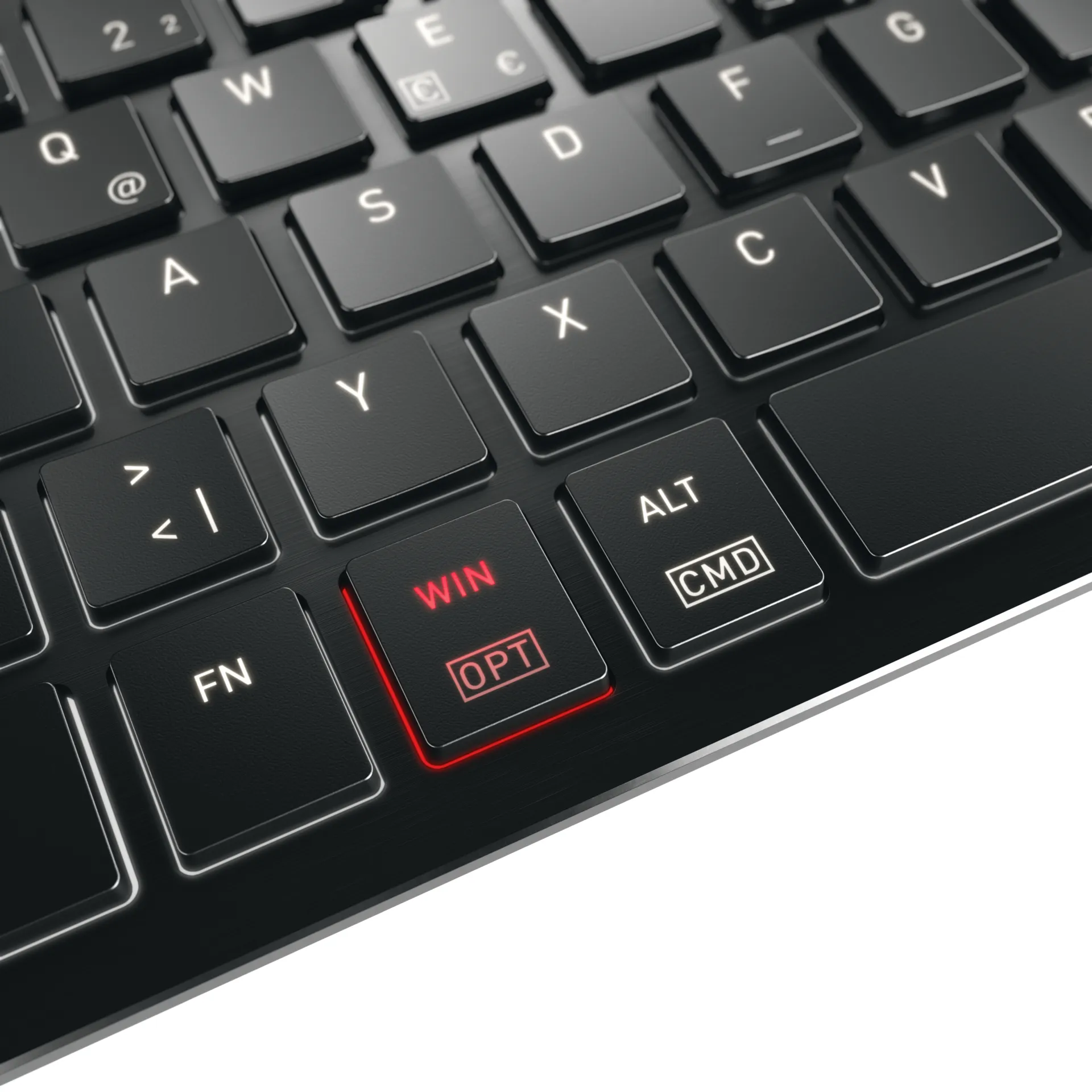 CHERRY KW X ULP 2.0 MINI Tastatur Heimbüro USB + RF Wireless + Bluetooth QWERTZ Deutsch Schwarz – Bild 6
