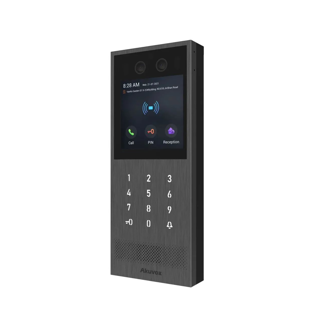 Akuvox Video-TFE X912S Kit On-Wall, big touch screen, card reader, black – Bild 2