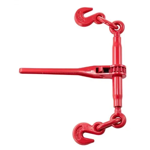 VEVOR 9215LBS 3/8" – 1/2" Ratschenbinder, 9.215 lbs, sichere Arbeitslast, G70-Haken und einstellbare Länge, für Ketten der Güteklasse 70–80, Festzurren, Transportieren, Abschleppen, 2er-Pack, Rot – Bild 10