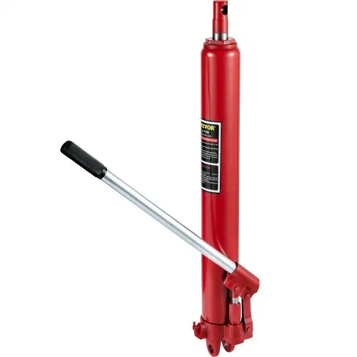 VEVOR Hydraulischer langer Rammenheber, 3 t Kapazität, mit Einzelkolbenpumpe & Gabelkopfsockel, manueller Hubarbeitsbühnenheber mit Griff, für Garagen-/Ladenkräne, Motorhebebühne, rot VEVOR Hydraulischer langer Rammenheber, 3 t Kapazität, mit Einzelkolbenpumpe & Gabelkopfsockel, manueller Hubarbeitsbühnenheber mit Griff, für Garagen-/Ladenkräne, Motorhebebühne, rot
