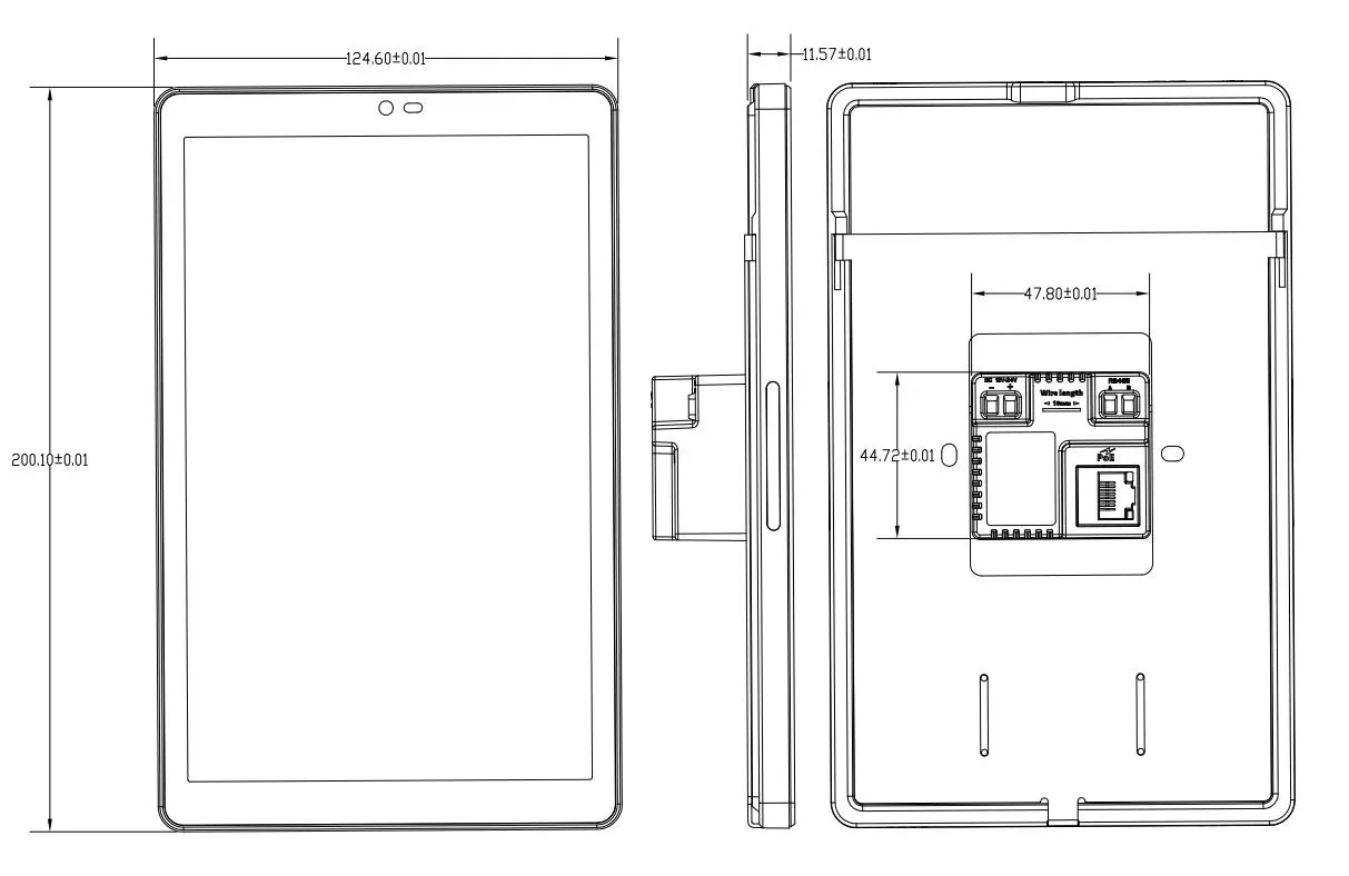 ALLNET Touch Display Tablet 8 Zoll PoE mit 4GB/32GB, RK3576 Android 14, WALL-UP800 – Bild 5
