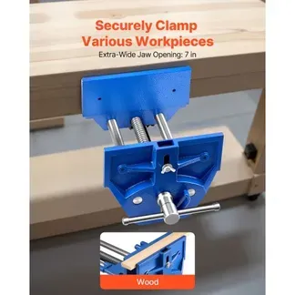 VEVOR Schnellspanner-Schraubstock für Holzbearbeitung, 17,78 cm Backenbreite, Schraubstock, 20,32 cm Backenöffnung, Gusseisenkonstruktion, Werkbankschraubstock mit verstellbarem Frontanschlag VEVOR Schnellspanner-Schraubstock für Holzbearbeitung, 17,78 cm Backenbreite, Schraubstock, 20,32 cm Backenöffnung, Gusseisenkonstruktion, Werkbankschraubstock mit verstellbarem Frontanschlag