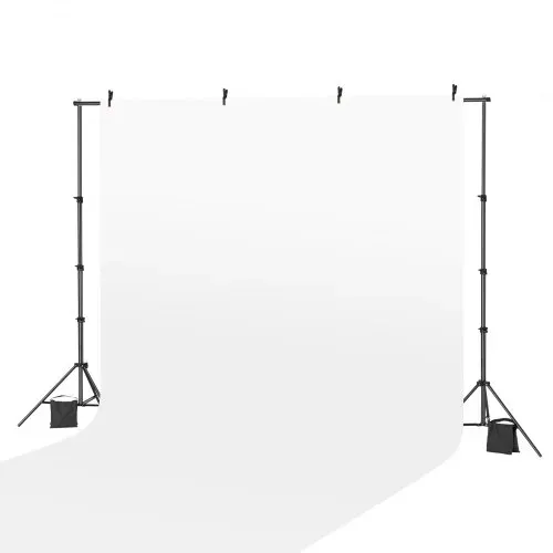 VEVOR Hintergrundständer verstellbares Fotohintergrundständer (Hintergrundtuch: 213 x 300 cm), tragbarer Hintergrundständer mit Stangen, Bildschirmständer für Produktfotografie Studiofotografie – Bild 10