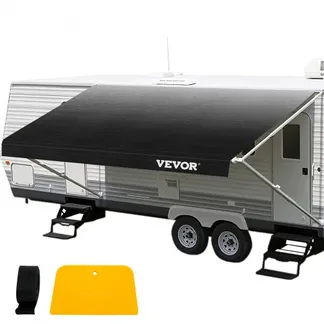 VEVOR Wohnmobil-Markise Markisen-Ersatzstoff, Hochwertiges Wasserdichtes Vinyl, 524 x 240 cm Universeller Outdoor-Vordach-Wohnmobil-Ersatzstoff für Wohnmobil-, Anhänger- und Wohnmobil-Markisen VEVOR Wohnmobil-Markise Markisen-Ersatzstoff, Hochwertiges Wasserdichtes Vinyl, 524 x 240 cm Universeller Outdoor-Vordach-Wohnmobil-Ersatzstoff für Wohnmobil-, Anhänger- und Wohnmobil-Markisen