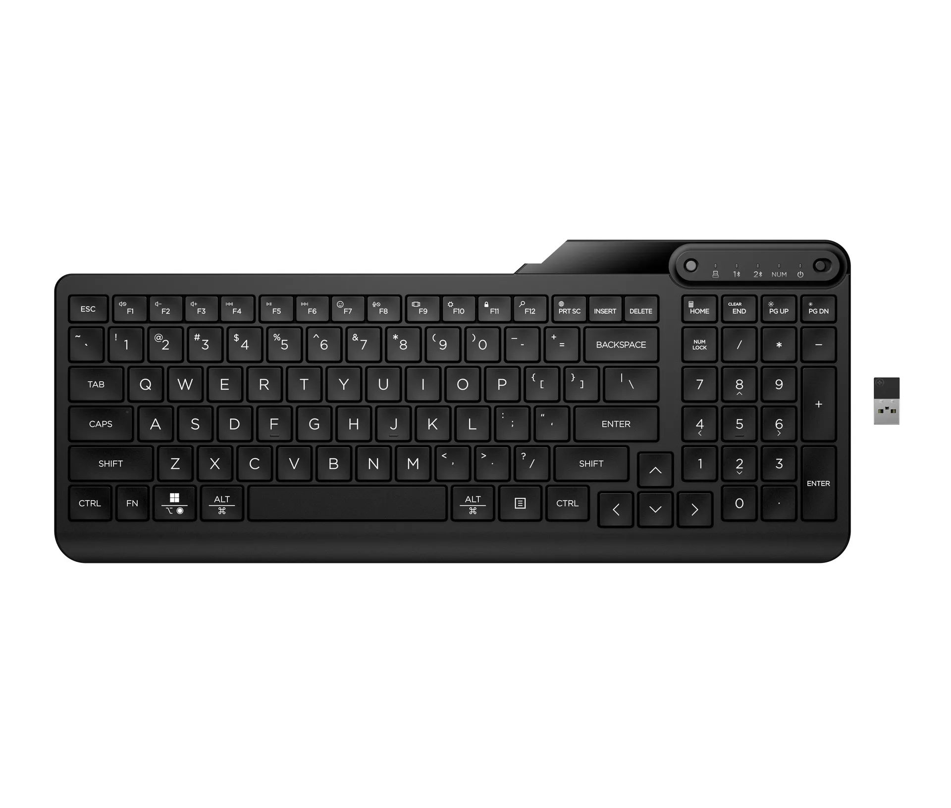 HP 475 Dual-Mode Wireless-Tastatur HP 475 Dual-Mode Wireless-Tastatur