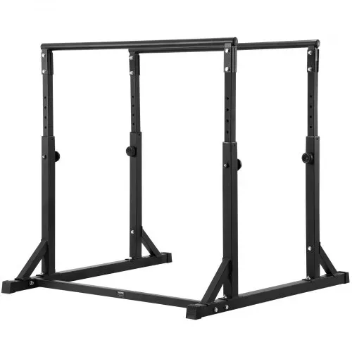 VEVOR Dip-Stange, Schwerlast-Dip-Ständerstation Einstellbar 363 kg, Fitness-Workout-Dip-Bar-Station Stabilisator Parallette Liegestützständer, Parallelbarren für Krafttraining im Heim-Fitnessstudio – Bild 9