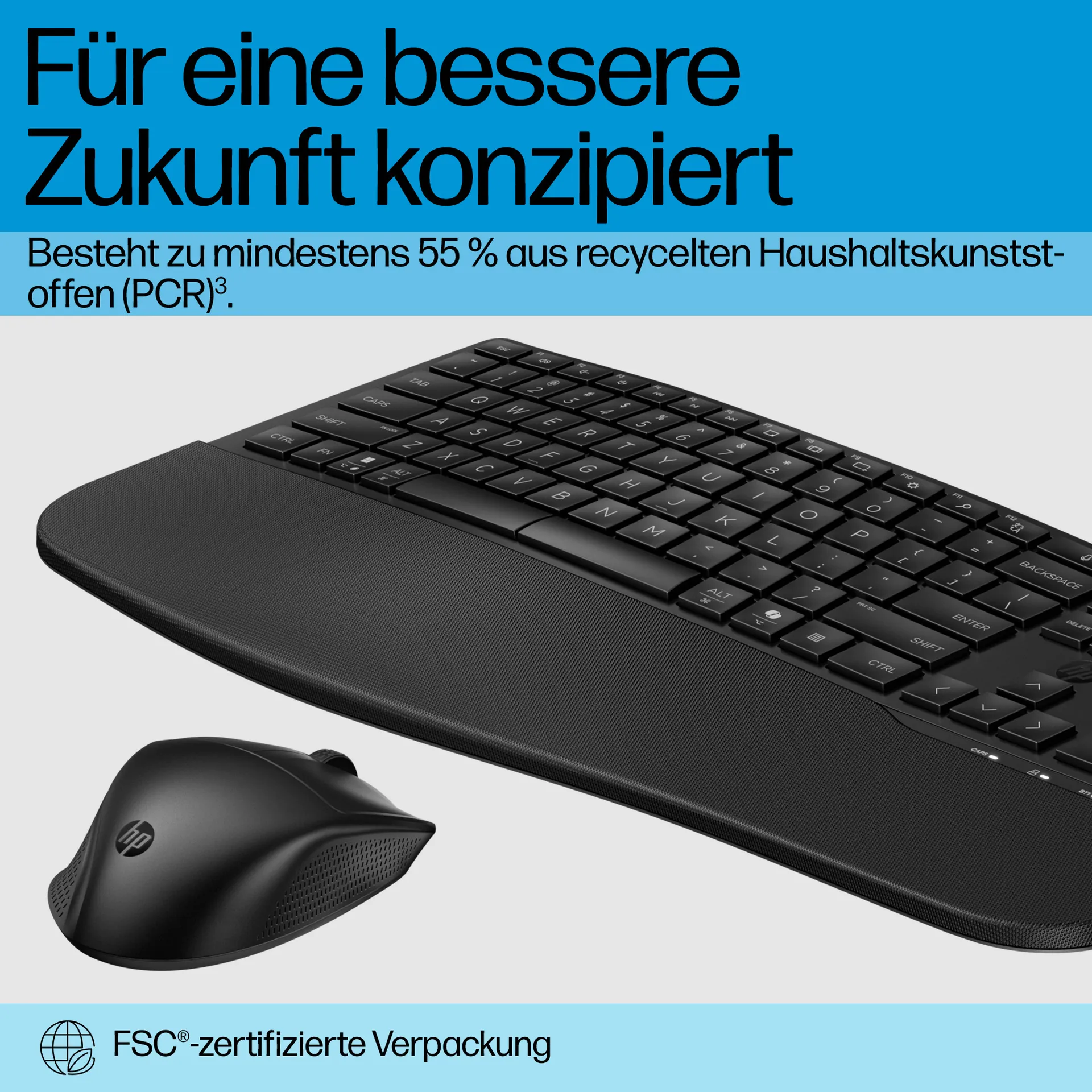 HP 685 Comfort Dual-Mode-Tastatur und -Maus – Bild 3