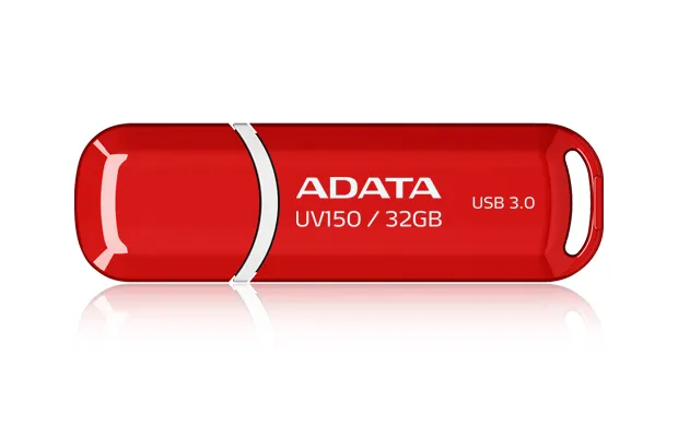 ADATA 32GB DashDrive UV150 USB-Stick USB Typ-A 3.2 Gen 1 (3.1 Gen 1) Rot ADATA 32GB DashDrive UV150 USB-Stick USB Typ-A 3.2 Gen 1 (3.1 Gen 1) Rot