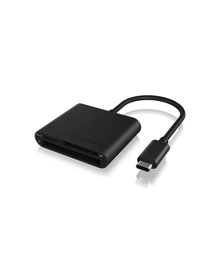 ICY BOX IB-CR301-C3 Externer Multi Card Reader (CF, SD, microSD) mit USB 3.2 Gen 1 Type-C® Hostanschluss ICY BOX IB-CR301-C3 Externer Multi Card Reader (CF, SD, microSD) mit USB 3.2 Gen 1 Type-C® Hostanschluss
