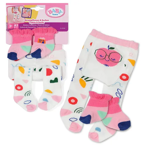BABY born Tights & Socks 2 assorted 43cm Puppenstrumpfhosen – Bild 2