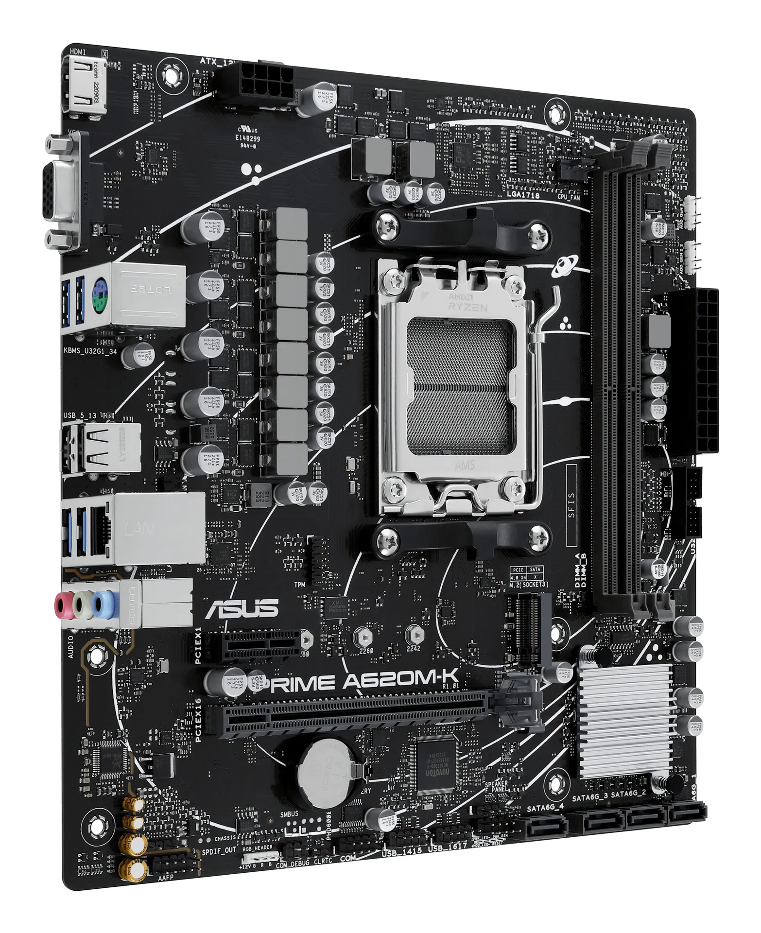 ASUS PRIME A620M-K AMD A620 Sockel AM5 micro ATX – Bild 3