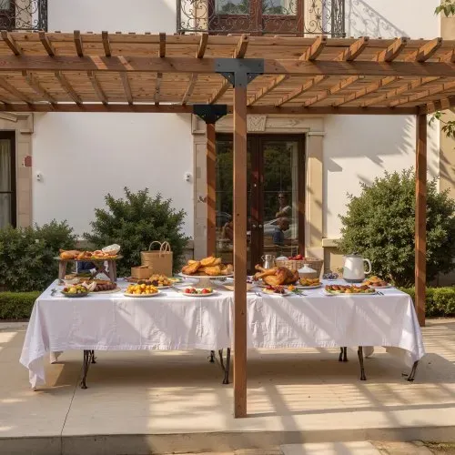 VEVOR Pfostenverbinder, 2er-Pack, T-förmige Pfostennecke für Posten mit einer Innengröße von 92 x 92 mm, 3-Wege-Pergola-Halterungen, Pavillon-Halterungssatz mit Schrauben – Bild 7