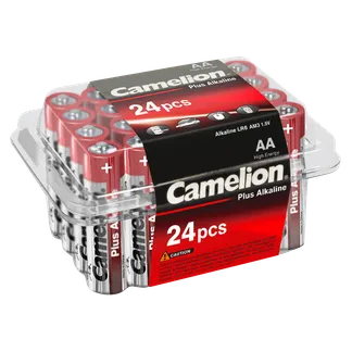 Mignon-Batterie CAMELION Plus Alkaline, 1,5 V, Typ AA/LR6, 24er-Haushaltspack Mignon-Batterie CAMELION Plus Alkaline, 1,5 V, Typ AA/LR6, 24er-Haushaltspack