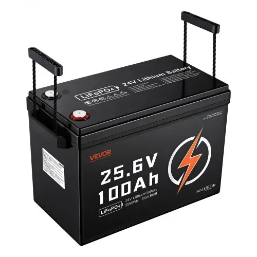 VEVOR LiFePO4 Batterie 24 V 100 Ah 100 A Lithiumbatterie mit Bluetooth BMS, Geeignet für Wohnmobile Campingwagen Solarenergiespeicher und Elektromotoren, 20-29,2 V DC, Niedertemperaturschutz, 2560 Wh – Bild 9