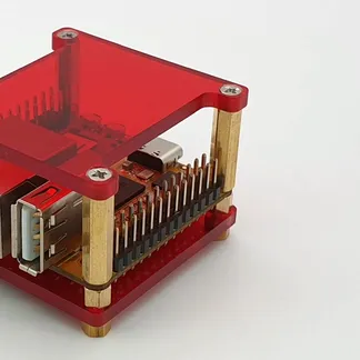 Rock Pi S – Allnet Acryl Gehäuse – Rot Rock Pi S – Allnet Acryl Gehäuse – Rot