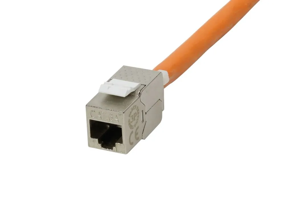 Keystone, Modul, TP-Buchse(RJ45), CAT6A, 500MHz, Slim-line/Short, 3P, Synergy 21, – Bild 7