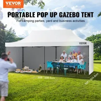 VEVOR Pavillon 304,8×609,6x320cm Gartenzelt 500D PU-Silber-Gewebe Faltpavillon höhenverstellbar inkl. Aufbewahrungstasche Partyzelt 12-16 Personen Pop up Zelt Gartenpavillon für Campingausflug VEVOR Pavillon 304,8×609,6x320cm Gartenzelt 500D PU-Silber-Gewebe Faltpavillon höhenverstellbar inkl. Aufbewahrungstasche Partyzelt 12-16 Personen Pop up Zelt Gartenpavillon für Campingausflug
