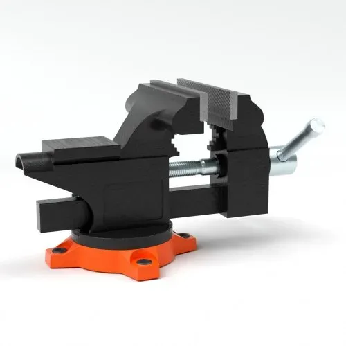 VEVOR 11,5cm Schraubstock 240° Drehbar Sphäroguss Werkbankschraubstock 1,5-4,5cm Rohrspanndurchmesser Schraubstock 8,5 cm Backenöffnung Parallelschraubstock Ideal zum Schärfen Schleifen Schneiden usw. – Bild 8