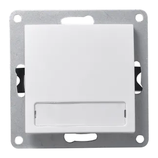 Taster McPower “Flair“ mit Namensschild, 250V~/10A, UP, weiß Taster McPower “Flair“ mit Namensschild, 250V~/10A, UP, weiß