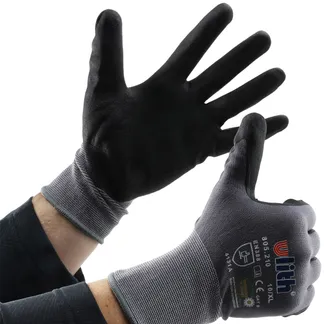 Profi Arbeits-Handschuhe mit Kautschuk- Beschichtung, Ökotex 100, Größe 10 Profi Arbeits-Handschuhe mit Kautschuk- Beschichtung, Ökotex 100, Größe 10