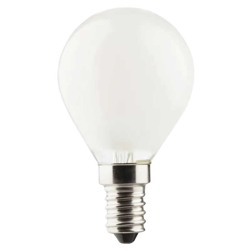 LED Filament Tropfenlampe, E14, 4W, 470lm, 2700K, warmweiß, matt, 3er Set LED Filament Tropfenlampe, E14, 4W, 470lm, 2700K, warmweiß, matt, 3er Set