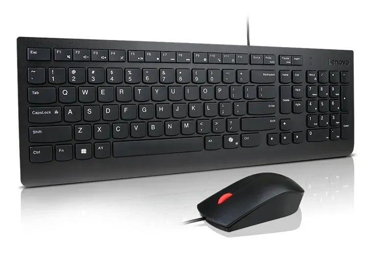 Lenovo 4X31R64414 Tastatur Maus enthalten Universal USB Deutsch Schwarz – Bild 2
