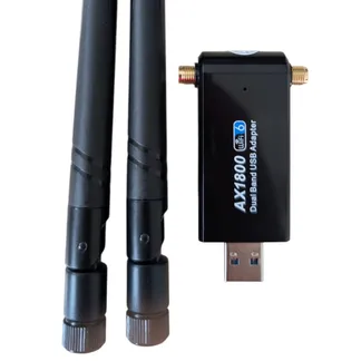 ALLNET Wireless AX 1800Mbps USB WLAN Stick Dongle ALL-WA1800AX-EXT mit externen Antennen ALLNET Wireless AX 1800Mbps USB WLAN Stick Dongle ALL-WA1800AX-EXT mit externen Antennen