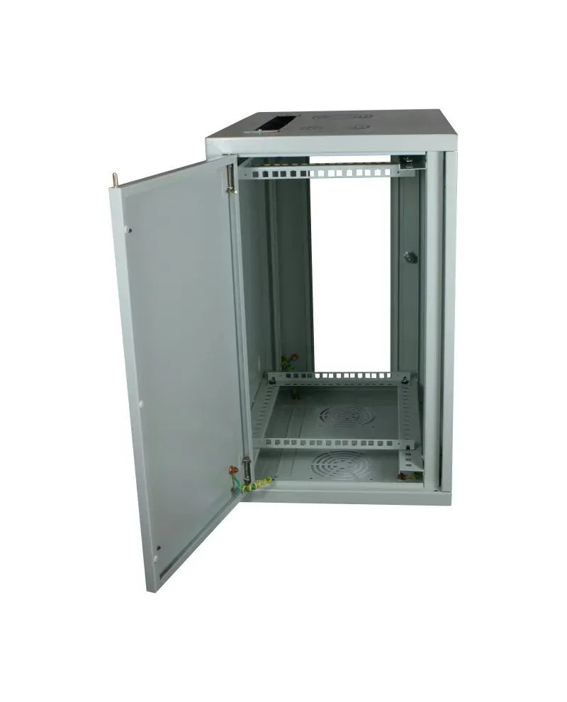 ALLNET 19"Wandgehäuse, 5HE, Vertikal, T370, Lichtgrau, SMH-Serie, – Bild 4