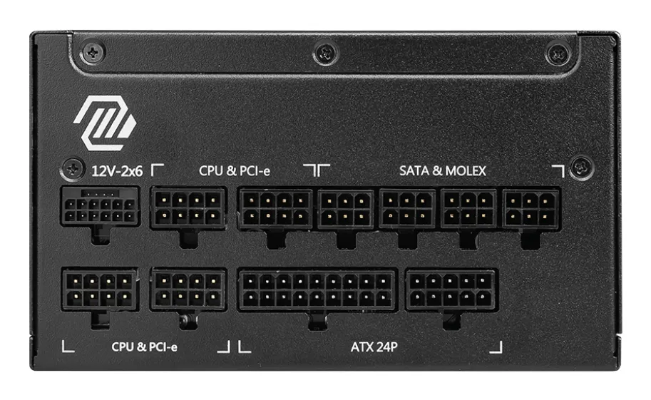 MSI MAG A1000GL PCIE5 Netzteil 1000 W 24-pin ATX ATX Schwarz – Bild 3