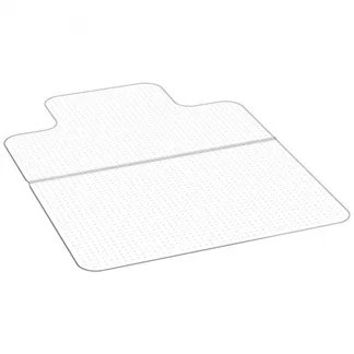 VEVOR Stuhlmatte Stuhlteppich (1230 x 914 mm) Bürostuhlmatte für kurzflorige Teppichböden, Bodenschutzmatte aus PVC mit Noppen, gleitet sanft unter den Schreibtischteppich für das Heimbüro VEVOR Stuhlmatte Stuhlteppich (1230 x 914 mm) Bürostuhlmatte für kurzflorige Teppichböden, Bodenschutzmatte aus PVC mit Noppen, gleitet sanft unter den Schreibtischteppich für das Heimbüro