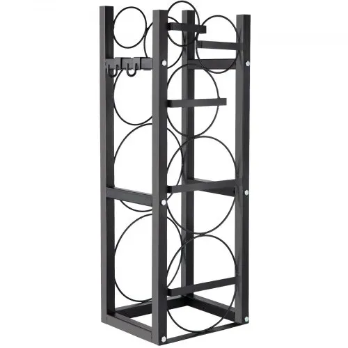VEVOR Kältemitteltankregal mit 2 x 30 lbs & 3 Platzsparenden Flaschentankregalen 895 x 319 x 92 mm Kältemittelflaschenregal Gasflaschenregale und Halterungen für die Lagerung von Gas, Sauerstoff – Bild 9