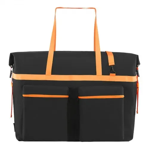 VEVOR Aufbewahrungstasche für 5x 300W Faltbare Solarmodule Schwarz & Orange, Tragbare Solarpanel Tasche für Outdoor Camping Ausflug Wohnmobile, aus Faraday & Nylon, Wasserdicht, mit Signalblockierung – Bild 8