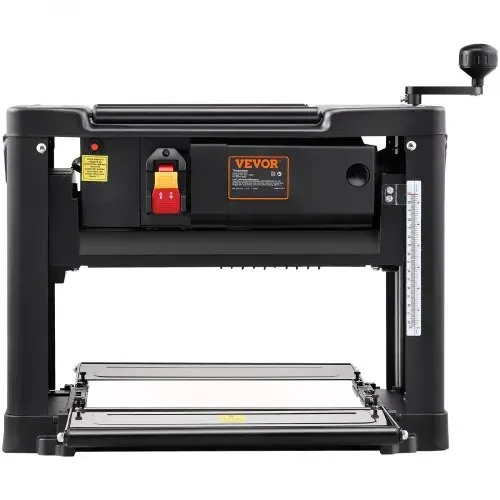 VEVOR Dickenhobel 1,8kW Hobelmaschine 2xHobelmesser Dickenhobelmaschine Max. Schnitttiefe 0,3cm Max. Schnittstärke 15cm Hobel Ideal zur Holzbearbeitung für Tischler Heimwerker und Dekorateure – Bild 8