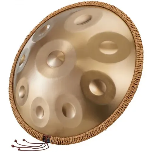 VEVOR Handpan, 55 cm, 9 Noten, D-Moll-Handtrommel, Drum-Instrument mit Schlägeln, 440-Hz-Handpan-Ständer & Tragetasche, Heilende Klangtrommel aus Stahl, Schlaginstrumente für Erwachsene & Anfänger – Bild 9