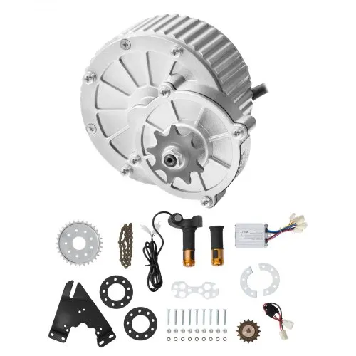 VEVOR 450 W elektrischer Gleichstrommotor mit Bürsten – 36 V, 3000 U/min Motor mit verbessertem Drehzahlregler und Drehgriff-Gasgriff-Kit, Elektromotor für Go Karts, E-Bikes, Motorräder, Roller VEVOR 450 W elektrischer Gleichstrommotor mit Bürsten – 36 V, 3000 U/min Motor mit verbessertem Drehzahlregler und Drehgriff-Gasgriff-Kit, Elektromotor für Go Karts, E-Bikes, Motorräder, Roller