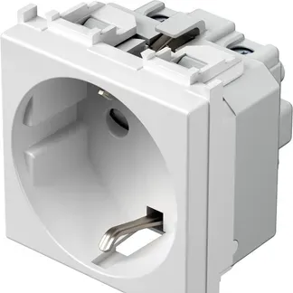TEM Serie Modul Steckdosen SOCKET Schutzkontakt+KS2P+E 16A 250V~ TEM Serie Modul Steckdosen SOCKET Schutzkontakt+KS2P+E 16A 250V~
