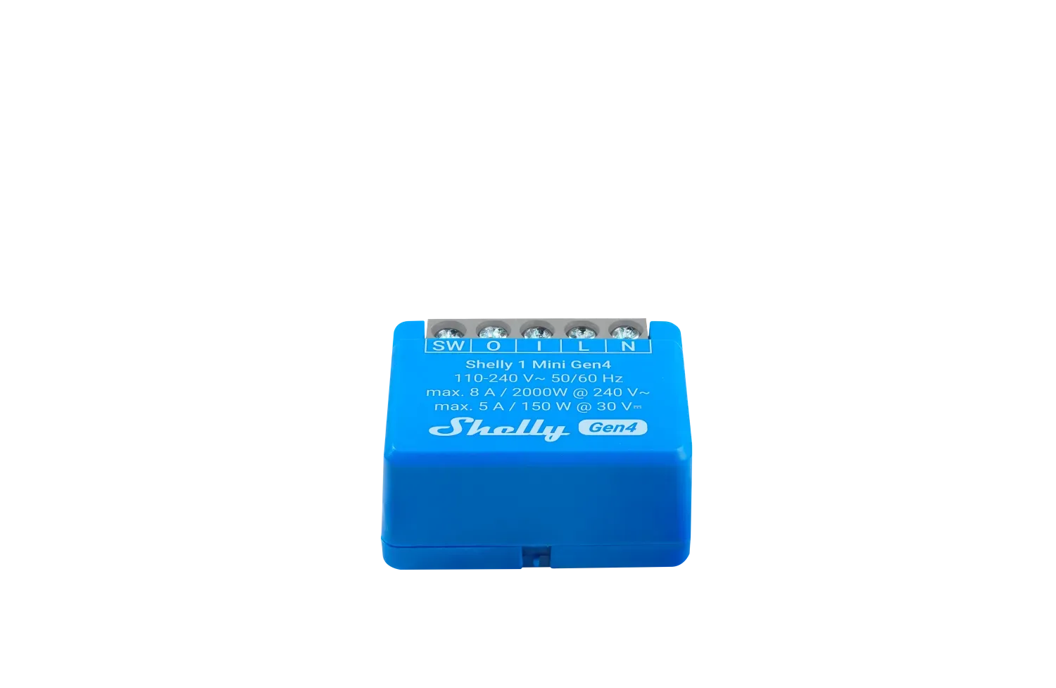 Shelly · Unterputz · "1 Mini Gen4" · Relais · max 8A · 1 Kanal · WLAN · Matter · Zigbee · Bluetooth – Bild 4
