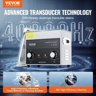 VEVOR 3L Ultraschallreiniger mit Heiztimer und Korb professionelle digitale Schallkavitationsmaschine, 120 W Reinigungsmaschine für Uhreninstrumente Brillen Münzen Metallteile Werkzeuge Silber VEVOR 3L Ultraschallreiniger mit Heiztimer und Korb professionelle digitale Schallkavitationsmaschine, 120 W Reinigungsmaschine für Uhreninstrumente Brillen Münzen Metallteile Werkzeuge Silber