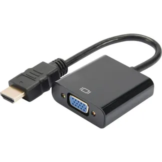 Konverter HDMI A > VGA, Adapter Konverter HDMI A > VGA, Adapter